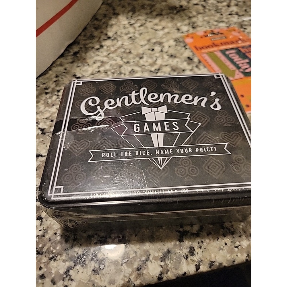 Gentlemen's Games Roll‎ the Dice name your Price  1 Deck of Cards Ripped Plastic